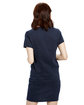 US Blanks Ladies' Cotton T-Shirt Dress navy blue ModelBack
