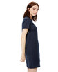 US Blanks Ladies' Cotton T-Shirt Dress navy blue ModelSide