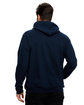 US Blanks Men's Cotton Hooded Pullover Sweatshirt navy blue ModelBack