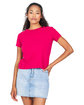 US Blanks Ladies' Short Sleeve Crop T-Shirt  