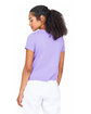 US Blanks Ladies' Short Sleeve Crop T-Shirt lilac ModelBack