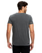 US Blanks Unisex Pigment-Dyed Destroyed T-Shirt pigment black ModelBack