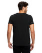 US Blanks Unisex Pigment-Dyed Destroyed T-Shirt black ModelBack