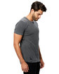 US Blanks Unisex Pigment-Dyed Destroyed T-Shirt pigment black ModelSide