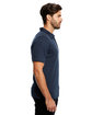 US Blanks Men's Jersey Interlock Polo T-Shirt  ModelSide