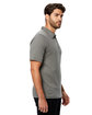 US Blanks Men's Jersey Interlock Polo T-Shirt asphalt ModelSide