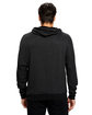 US Blanks Unisex French Terry Snorkel Pullover Sweatshirt tri charcoal ModelBack