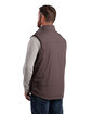 Berne Men's Heartland Fleece-Lined Ripstop Vest slate ModelBack