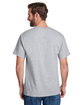 Hanes Adult Workwear Pocket T-Shirt light steel ModelBack