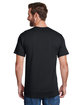 Hanes Adult Workwear Pocket T-Shirt black ModelBack