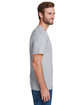 Hanes Adult Workwear Pocket T-Shirt light steel ModelSide