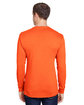 Hanes Adult Workwear Long-Sleeve Pocket T-Shirt safety orange ModelBack