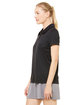 All Sport Ladies' Performance Three-Button Polo black ModelSide