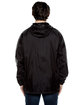 Beimar Drop Ship Unisex Nylon Packable Pullover Anorak Jacket black ModelBack