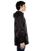 Beimar Drop Ship Unisex Nylon Packable Pullover Anorak Jacket black ModelSide
