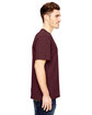 Dickies Unisex Short-Sleeve Heavyweight T-Shirt burgundy ModelSide