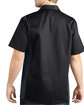Dickies Men's Two-Tone Short-Sleeve Work Shirt BLACK/ CHARCOAL ModelBack