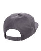 Yupoong Adult Unstructured Snapback Cap charcoal ModelBack